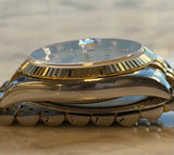 Rolex - Pre-owned Two Tone Yellow Gold Datejust 36 Mother of Pearl (MOP) Diamond Dial 116233