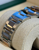 Rolex - Pre-owned Two Tone Rose Gold Datejust 41 Wimbledon Roman Dial Oyster Bracelet 126331