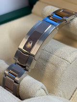 Rolex - Pre-owned Two Tone Rose Gold Datejust 41 Wimbledon Roman Dial Oyster Bracelet 126331
