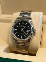 Rolex - Pre-owned Datejust 36mm Black Dial Oyster Bracelet 126234