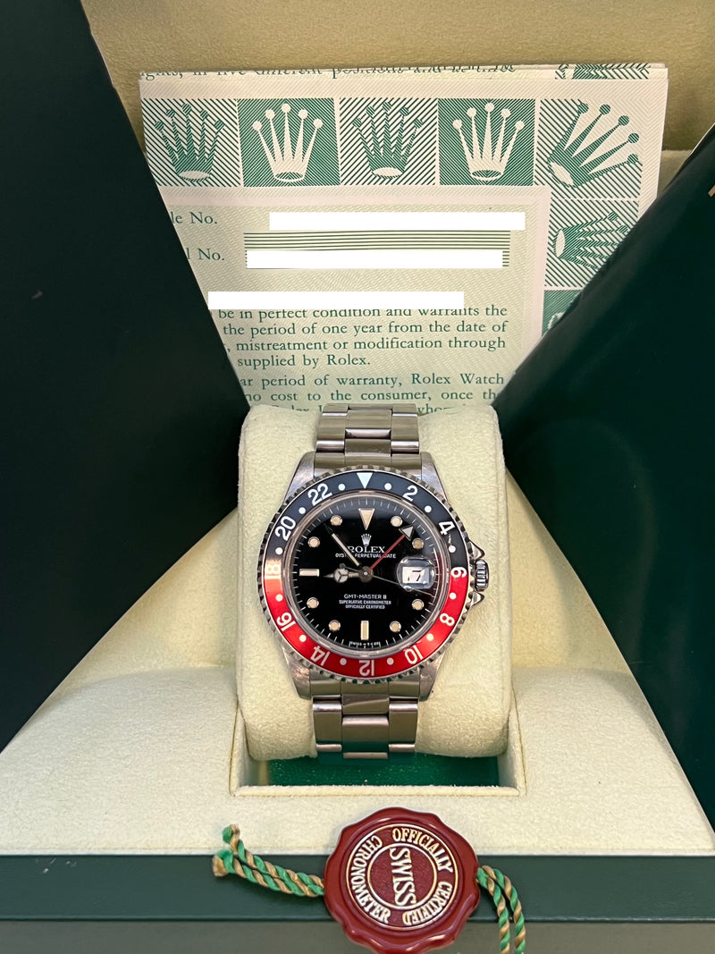 Rolex Pre-owned GMT-Master II Coca Cola (Coke) 16710 – David and