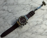 Audemars Piguet - Pre-owned Royal Oak Offshore Lady Chronograph Purple Dial Diamond Bezel 26048SK