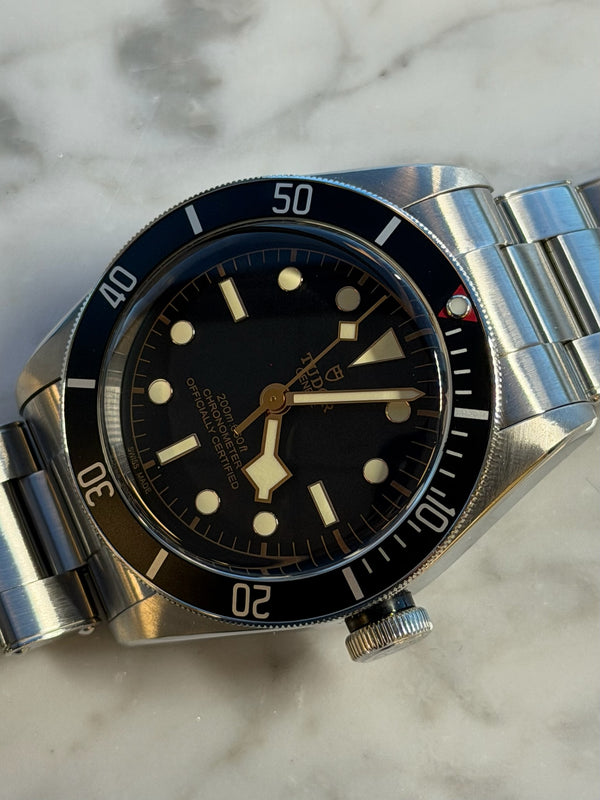 Tudor - Pre-owned Black Bay Heritage Black Bezel Oyster Bracelet 79230N