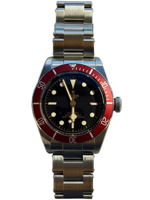 Tudor - Pre-owned Black Bay Heritage Red Bezel Oyster Bracelet 79230R