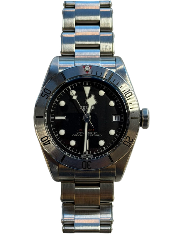 Tudor - Pre-owned Black Bay Heritage Silver Bezel Oyster Bracelet 79730