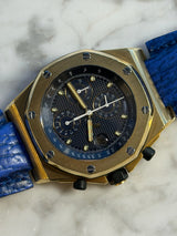 Audemars Piguet - Pre-owned Royal Oak Offshore Chronograph Blue Dial 25770BA