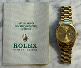 Rolex - Pre-owned Yellow Gold Day-Date 36 "Presidential" Champagne Dial 1803