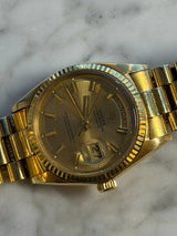 Rolex - Pre-owned Yellow Gold Day-Date 36 "Presidential" Champagne Dial 1803