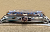 Rolex - Pre-owned Two Tone Rose Gold Datejust 36 Rhodium Diamond VI Dial Oyster Bracelet 126231