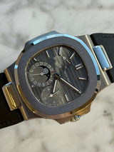 Patek Philippe - Pre-owned White Gold Nautilus Grey Dial 5712G