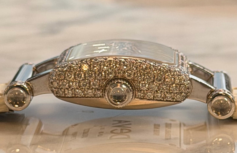 Audemars Piguet - Pre-owned White Gold Deva Mother of Pearl (MOP) Dial Diamond Bezel 67421BC