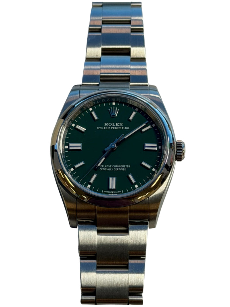 Rolex - Pre-owned Oyster Perpetual 36 Green Dial 126000