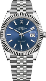 Rolex - Pre-owned Datejust 41mm Blue Dial Jubilee Bracelet 126334