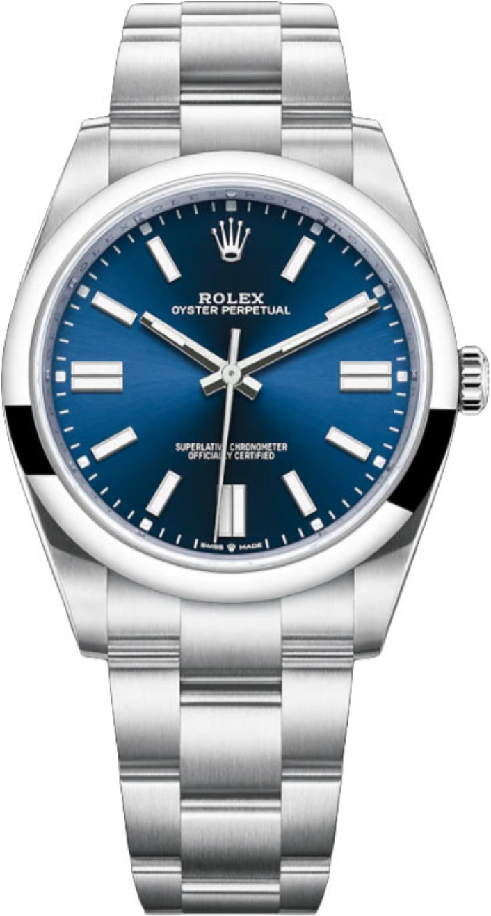 Rolex - Unworn Oyster Perpetual 41mm Blue Dial 124300