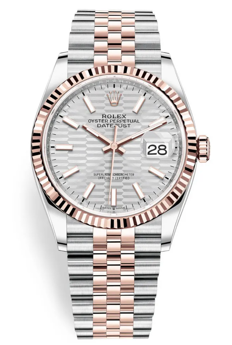 Rolex two sales tone rose gold