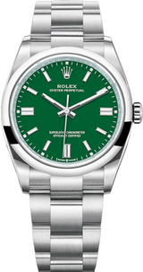 Rolex - Pre-owned Oyster Perpetual 36mm Green Dial 126000