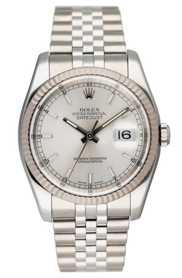 Rolex - Pre-owned Datejust 36mm Silver Dial Jubilee Bracelet 116234