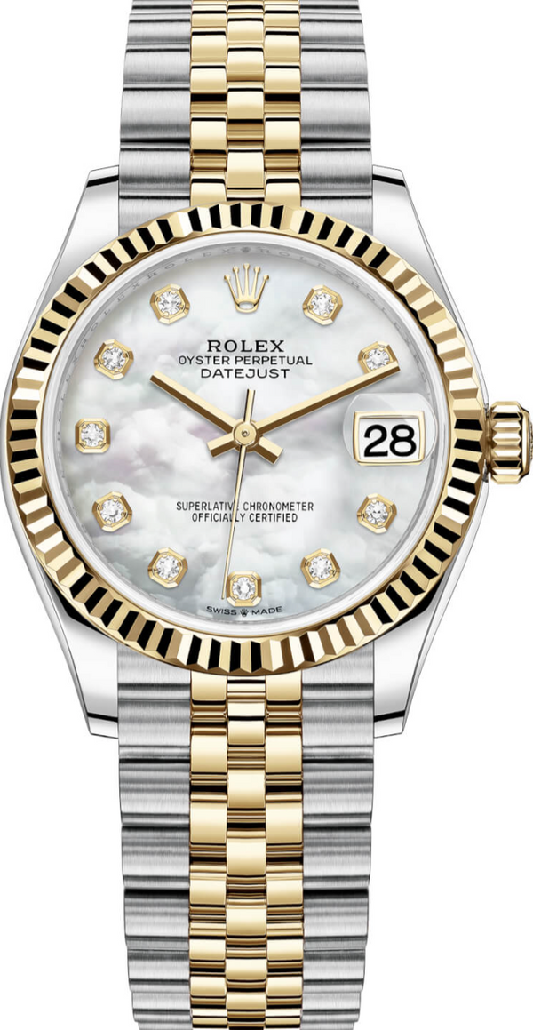 Rolex - Pre-owned Two Tone Yellow Gold Datejust 31mm MOP (Mother of Pearl) Dial 278273