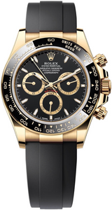 Rolex - Unworn Yellow Gold Daytona Black Dial OysterFlex 126518LN