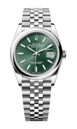 Rolex - Unworn Datejust 36 Green Dial Jubilee Bracelet 126200