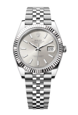 Rolex - Unworn Datejust 41 Silver Index Dial Jubilee Bracelet 126334