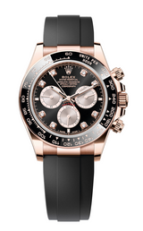 Rolex - Unworn Rose Gold Daytona Black Diamond Dial 126515LN