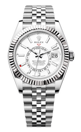 Rolex - Unworn Sky-Dweller White Dial Jubilee Bracelet 326934