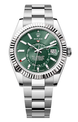 Rolex - Unworn Sky-Dweller Oyster Green Dial Oyster Bracelet 336934