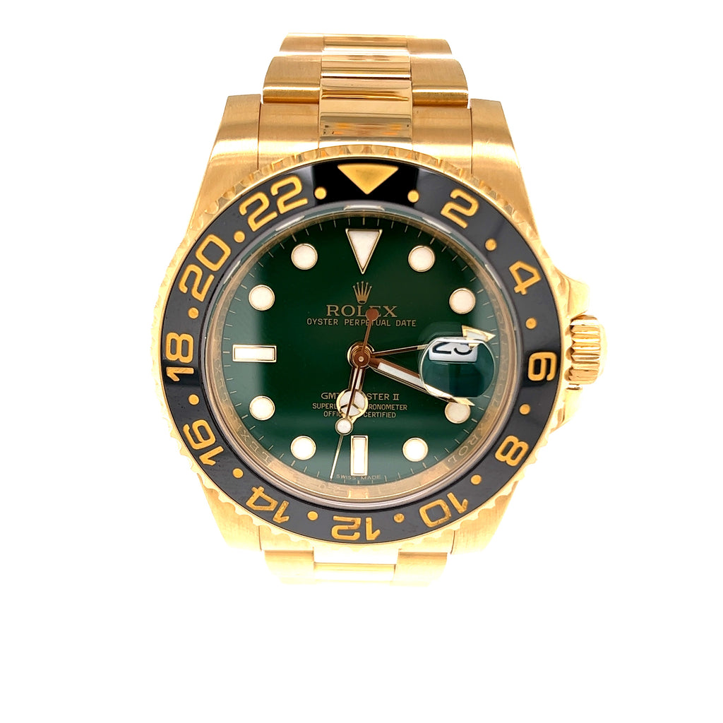 Green dial gmt master 2 Clearance
