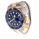 Rolex - Pre-owned Two Tone Yellow Gold Submariner Bluesy 126613LB