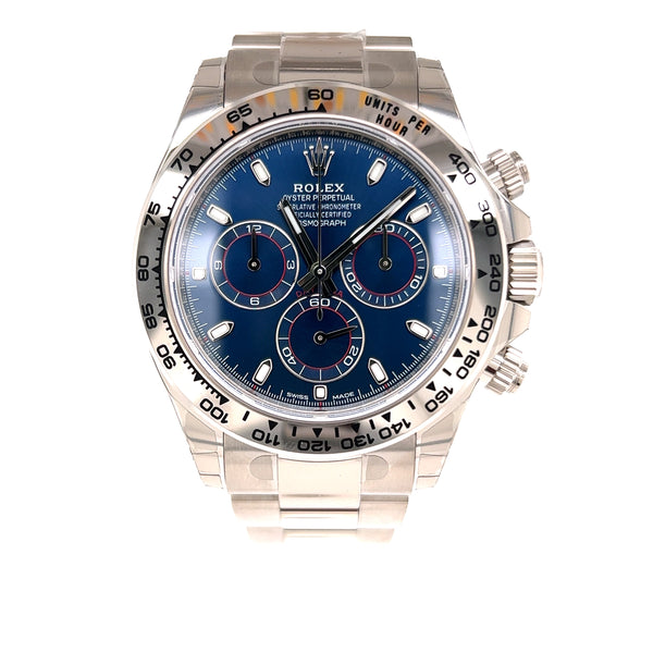 Rolex - Unworn White Gold Daytona Blue Dial 116509