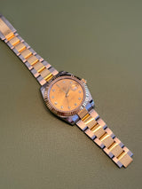 Rolex - Pre-owned Two Tone Yellow Gold Datejust 41mm Champagne Diamond Dial 126333