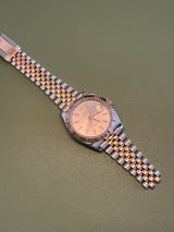 Rolex - Pre-owned Two Tone Rose Gold Datejust 41mm Sundust Dial 126331