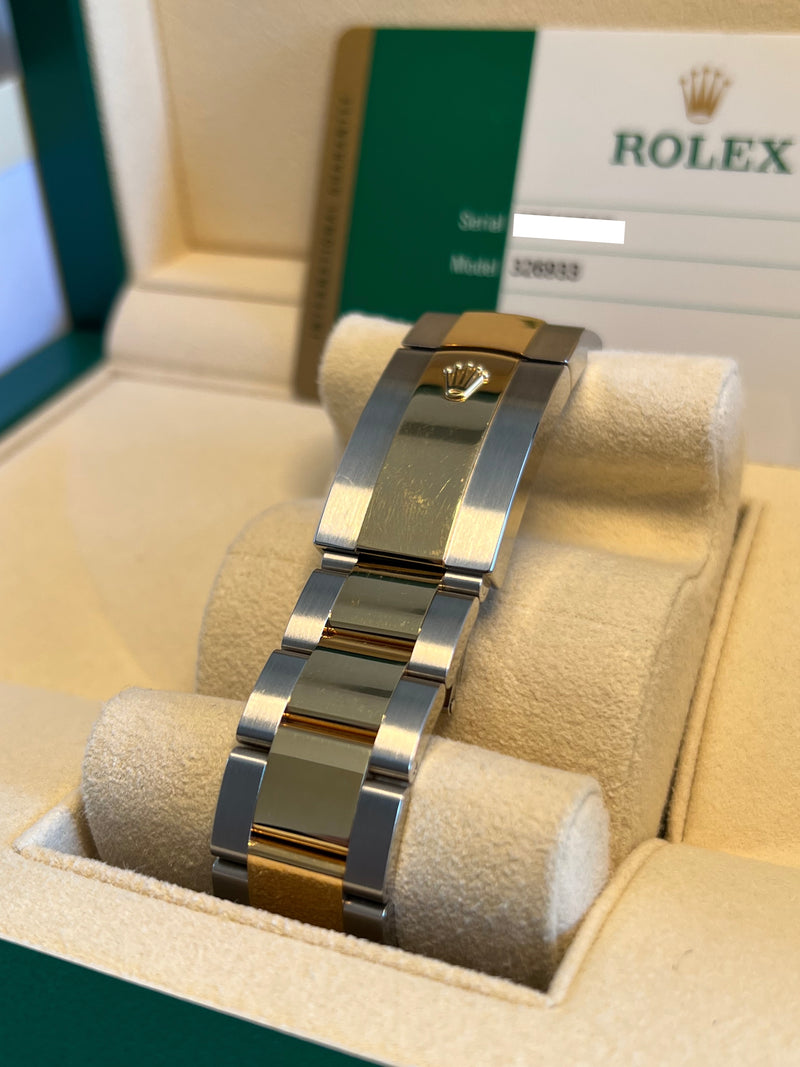 Rolex - Pre-owned Two Tone Sky-Dweller Champagne Dial 326933
