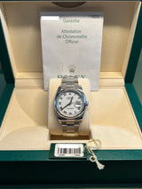 Rolex - Pre-owned Datejust 36mm White Roman Dial 116200