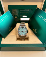 Rolex - Unworn Oyster Perpetual 41mm Tiffany Blue Dial 124300