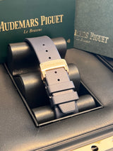 Audemars Piguet - Pre-owned Rose Gold Royal Oak Chronograph Blue Dial 26331OR
