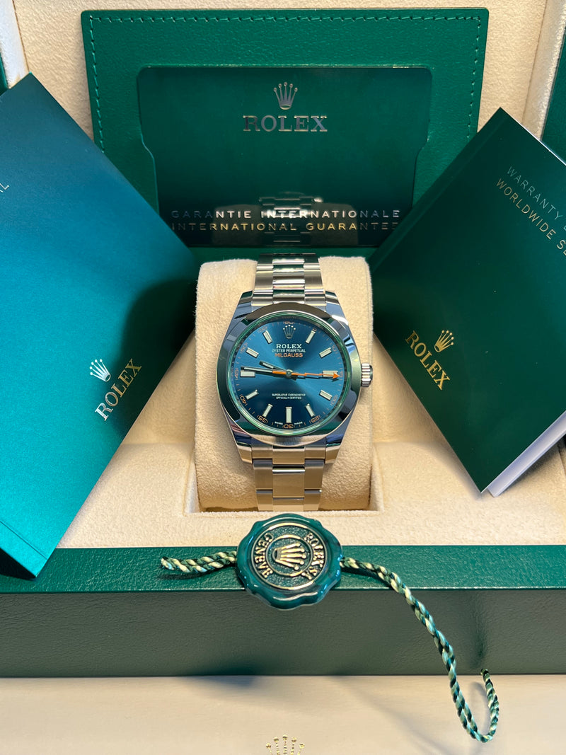 Rolex - Unworn Milgauss Blue Dial 116400GV