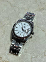 Rolex - Pre-owned Datejust 41mm White Dial Oyster Bracelet 126334