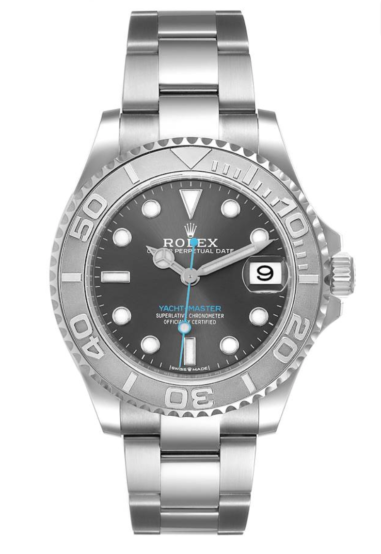 Rolex yacht master rhodium 37mm hot sale