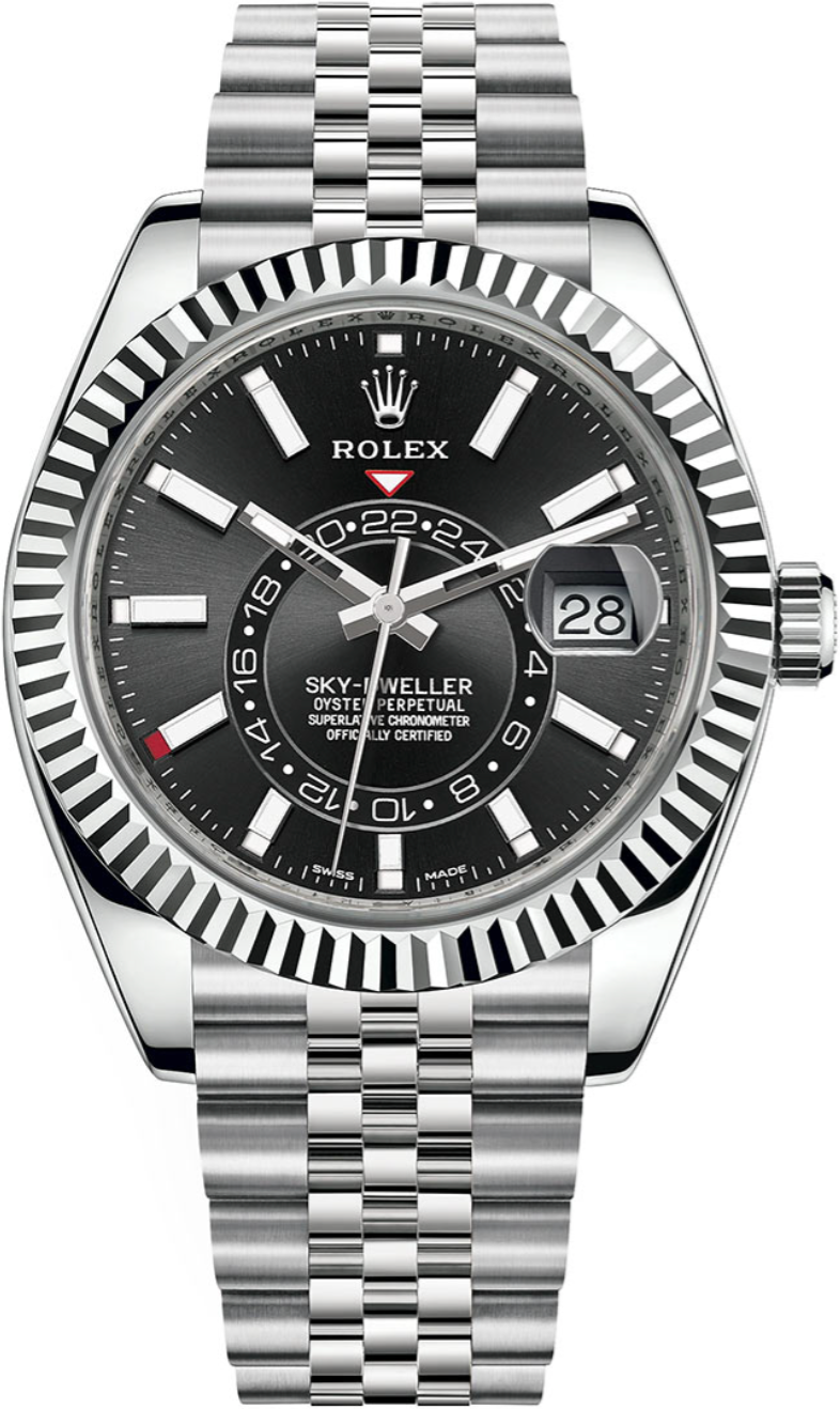 Rolex - Unworn Sky-Dweller Jubilee Black Dial 326934