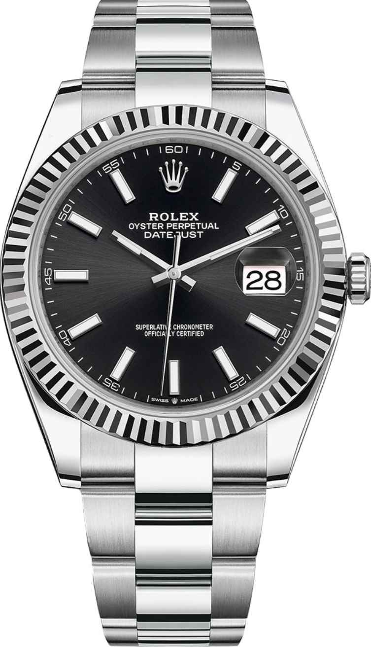 Rolex - Unworn Datejust 41mm Black Dial Oyster Bracelet 126334