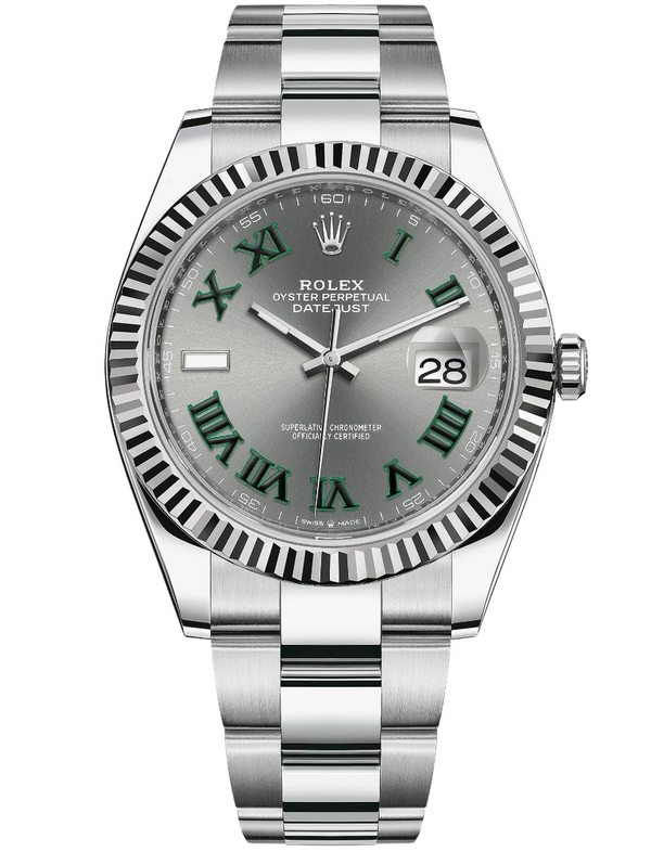 Rolex - Unworn Datejust 41mm Wimbledon Dial Oyster Bracelet 126334