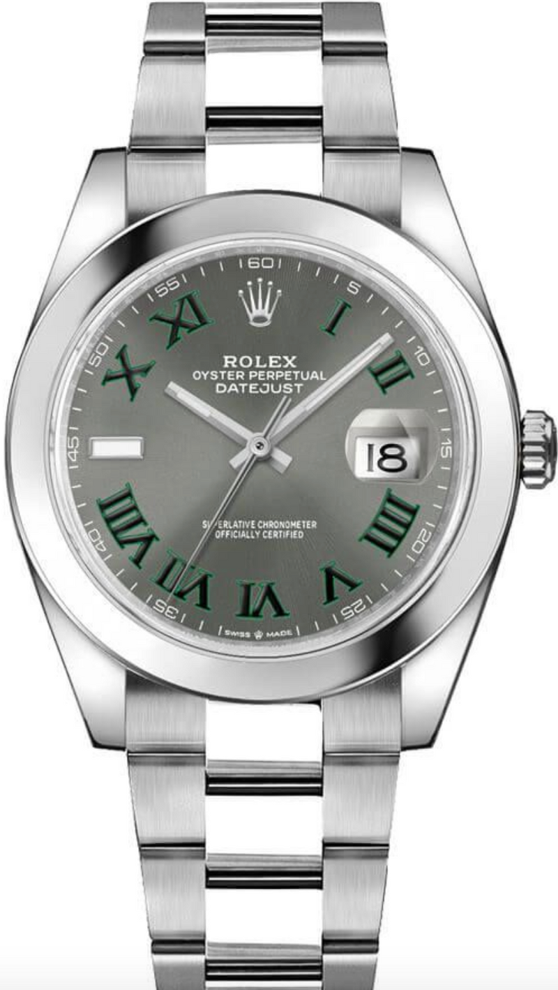 Rolex - Unworn Datejust 41mm Wimbledon Dial Oyster Bracelet 126300