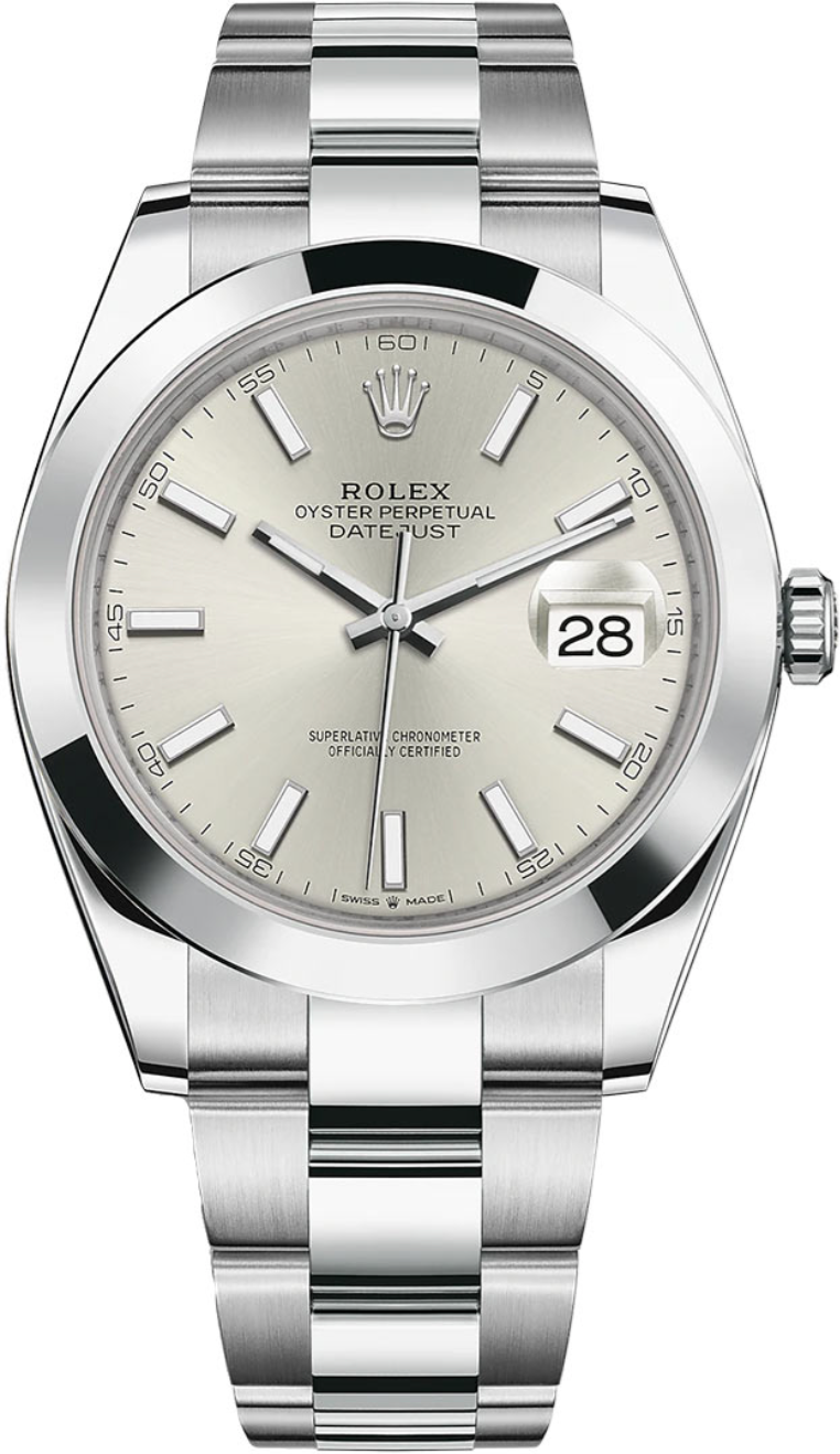 Rolex - Unworn Datejust 41mm Silver Dial Oyster Bracelet 126300