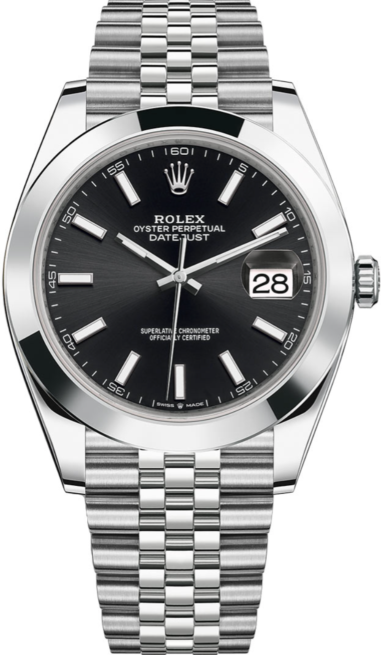 Rolex - Unworn Datejust 41mm Black Dial Jubilee Bracelet 126300