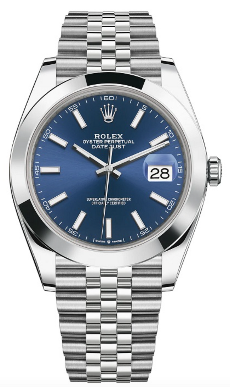 Rolex - Unworn Datejust 41mm Blue Dial Jubilee Bracelet 126300