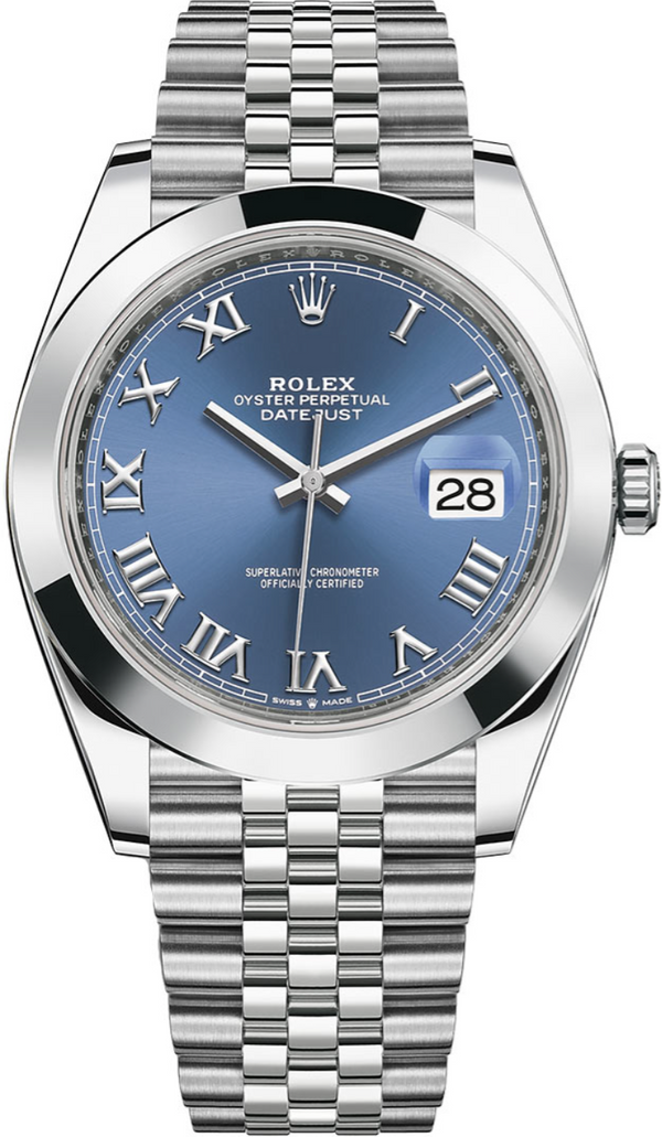 Rolex - Unworn Datejust 41mm Blue Roman Dial Jubilee Bracelet 126300