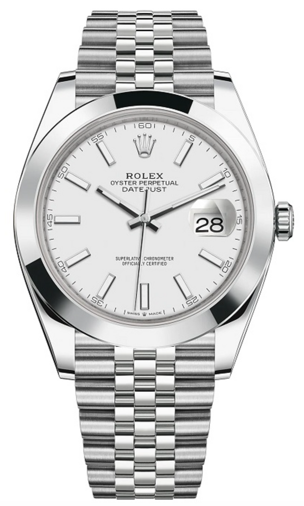 Rolex - Unworn Datejust 41mm White Dial Jubilee Bracelet 126300