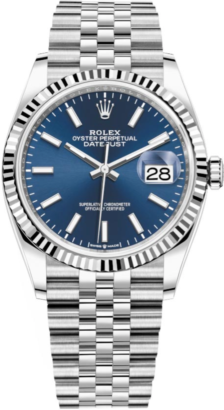 Rolex - Unworn Datejust 36mm Blue Dial Jubilee Bracelet 126234